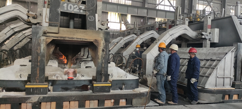 物產工投公司首臺&ldquo;采用冷搗糊扎固與燃氣焙燒 新技術&rdquo;的1027#電解槽正式啟動運行