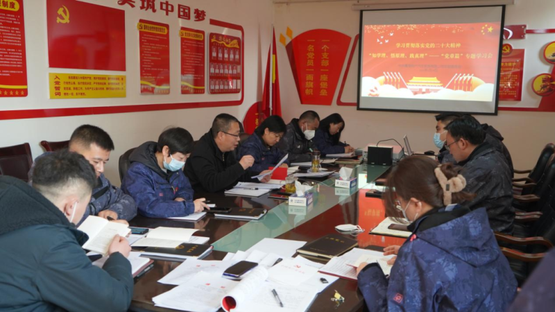 物產汽貿黨支部召開&ldquo;知學理、悟原理、踐真理&rdquo; &mdash;&mdash;黨章篇&rdquo;專題學習會