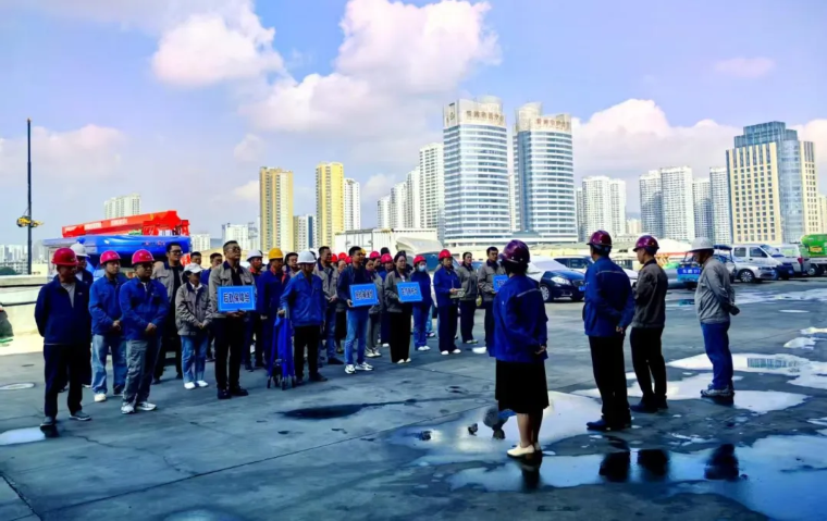 朝開公司與配送公司聯合開展專項滅火應急演練